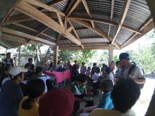 RCM interviews in Barangay Dumayas, Maligaya, Malaybalay City