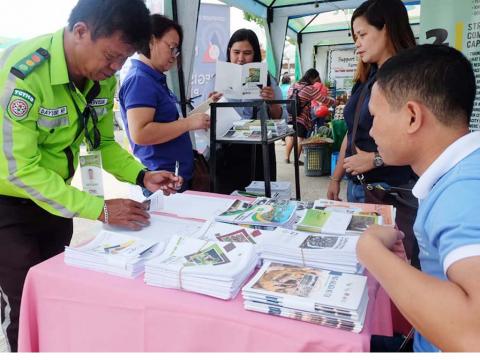 ISS Staff from the region facilitated the IEC materials distribution