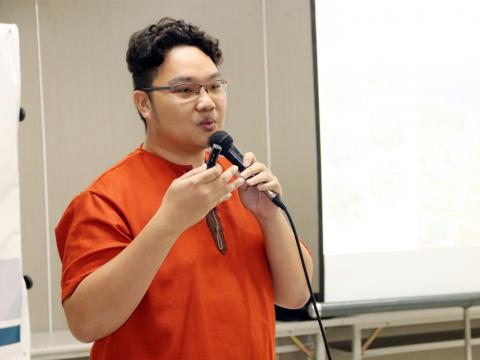 UPLB assistant professor Ryan Rodrigo Tayobong  speaks at the ATI's free seminar