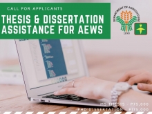 ATI's call for applications for thesis and dissertation assistance